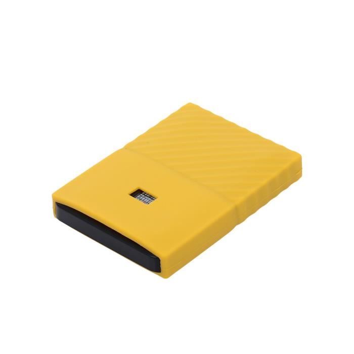 jaune - Étui en Silicone pour disque dur, housse de protection  antidérapante, anti-rayures et chocs, manchon