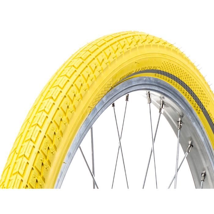 RMS - Lot De 2 Pneus VTT 20 X 1.75 + 2 Chambres à Air - Blanc Et Noir