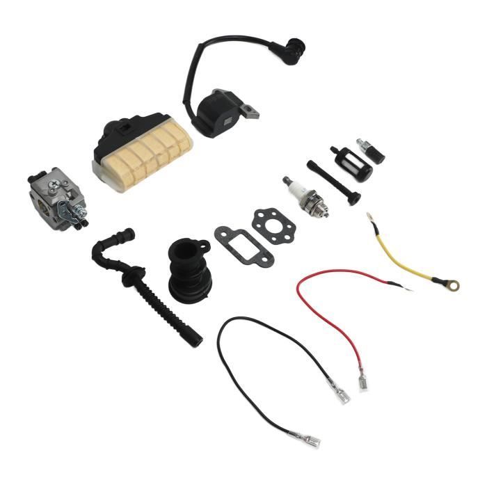 KinZon Kit De Carburateur De Tronçonneuse, Bobine D'allumage De