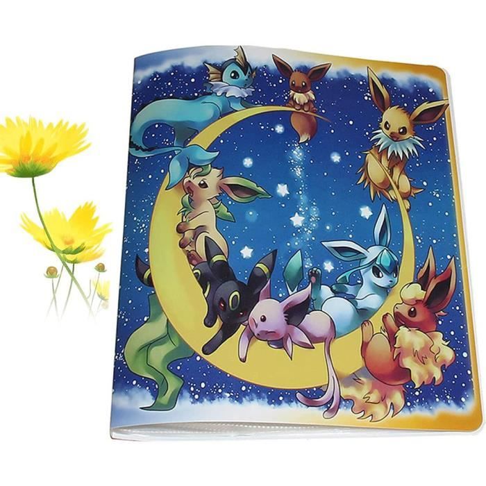 Blue Ash Porte Album de cartes à collectionner Album Compatible Avec Cartes Pokemon GX EX MEGA Classeur compatible avec cartes Pokemon Peut contenir 240 cartes 