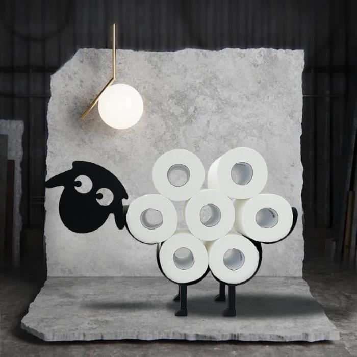 LAYERSMITH® Porte-papier Hygiénique En Forme De Mouton [l'Original] – Décoration Pour Rouleaux