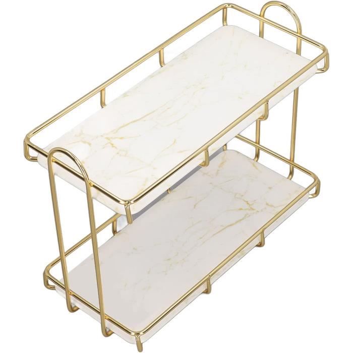 Desserte,étagère De Cuisine,avec 6 Crochets,cadre En Métal,style Industriel,marron - Desserte