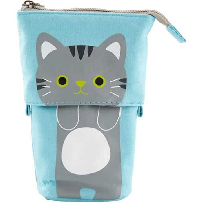 Freesom Trousse Scolaire, Crayon Fille Garcon Femme Ado Animaux Grande Capacite Original Sac Organiseur Fourniture Scolaire Kawaii Fun Etudiant