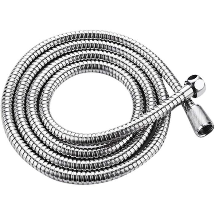 Tuyau De Douche Flexible 1,5 M - Double Serrure En Acier Inoxydable Chromé - Marque Ironmongery World