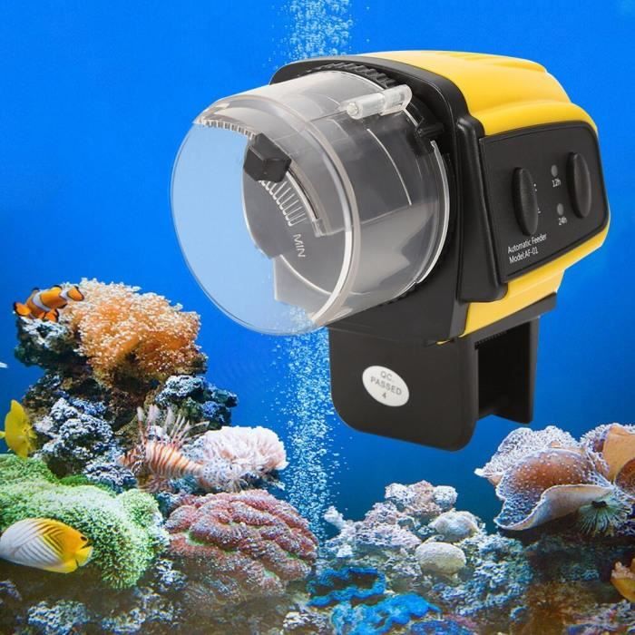 Distributeur De Nourriture Pour Poisson Aquarium Fermé