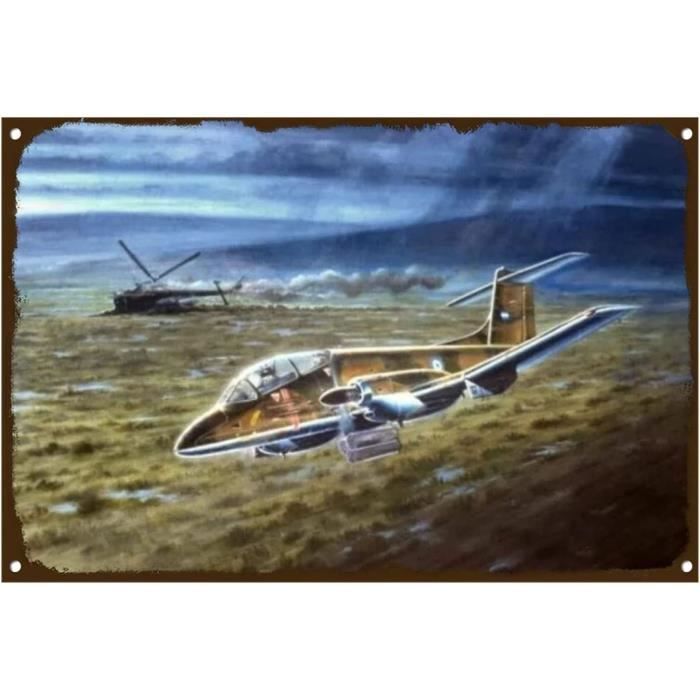Plaque métal urss fusée spatial 30 X 20 CM - FR