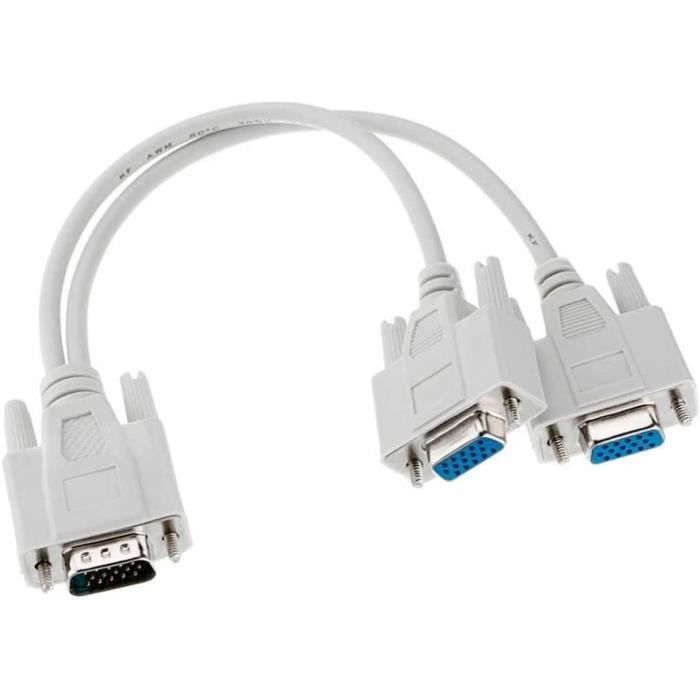Ldabrye 2Port VGA Video Distributore VGA Splitter Per Monitor PC - Foto 10