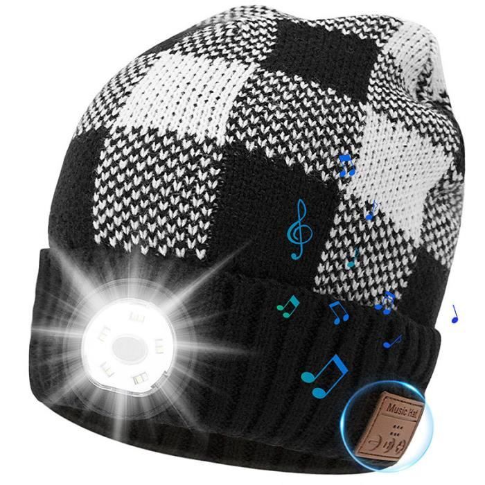 LED Lighted Beanie Cap, USB 