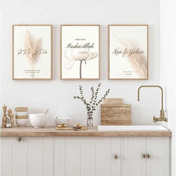 Sarah Duke Lot De 3 Posters Noir Et Blanc 40x50cm - Décoration Murale Moderne Et Élégante - Sans Cadre