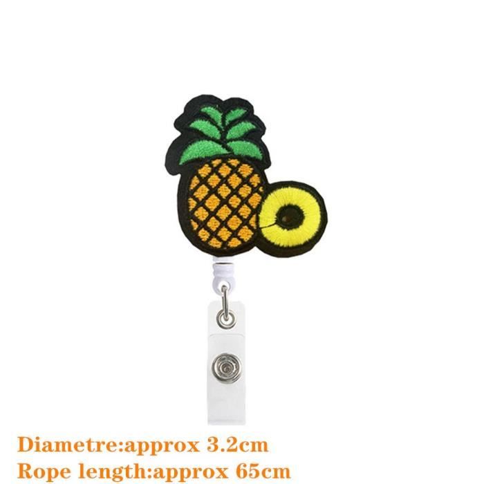 Porte-badge Avec Yoyo Et Cordon Rétractabler, Marbre Porte Badge