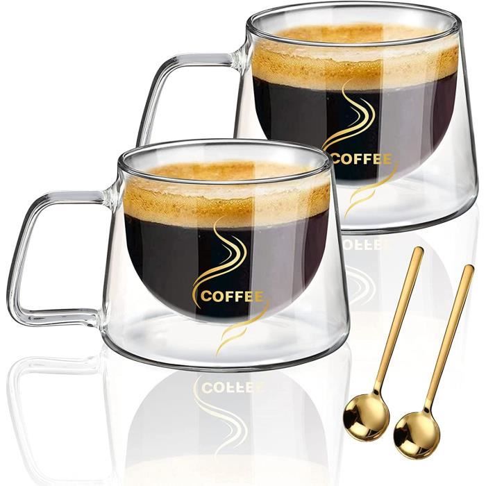 Verre Tasse à café double paroi 200 ml La Cafetiere Kitchen Craft