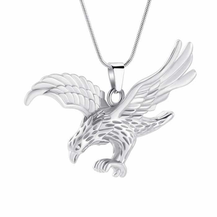Aigle Aigle Pendentif Aigle Oiseau Femme Pendentif Argent Sterling Bijoux h44 