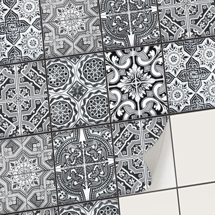 Hiser Adhésive Décorative à Carreaux Pour Salle De Bains Et Cuisine Stickers Carrelage, 24 Pièces Style Hiser Adhésive Décorative à Carreaux Pour Salle De Bains Et Cuisine Stickers Carrelage, 24 Pièces Style