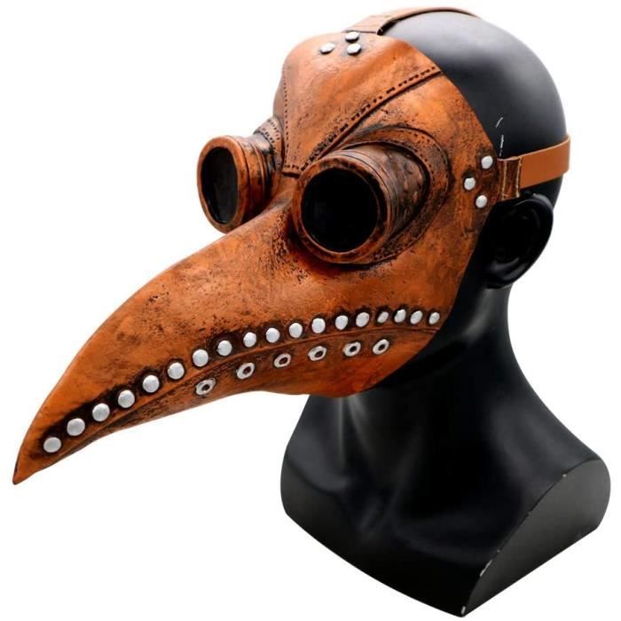 Médecin de la Peste Masque, Masque de Corbeau Peste Gothique, Cuir PU — free download