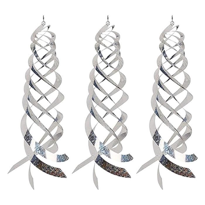 Tiges Anti-oiseaux Suspendues Réfléchissantes De Torsion Du Vent En