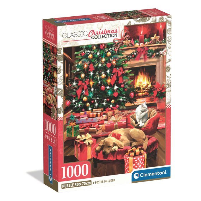 Puzzle 1000 pièces - Christmas by the Fire