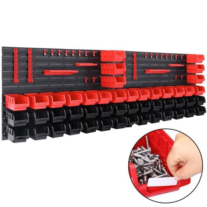 2x Etagere 45 Pieces Boites De Rangement Porte Outils Bac A Bec Garage Atelier Achat Vente Boite A Compartiment 2x Etagere 45 Pieces Boites Cdiscount