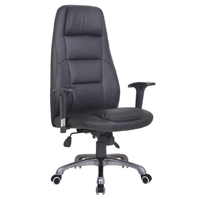 eco-122n chaise de bureau eco-de® noire