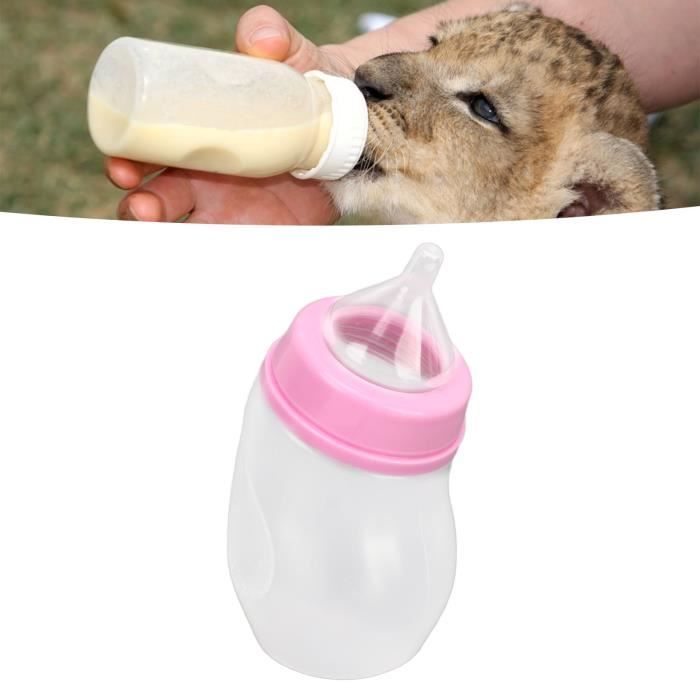 Meilleurs prix pour Fafeicy biberon à tête tordue pour animaux de compagnie Biberon pour animaux de compagnie de 180 ml à tête tordue pour animaux LSOO8