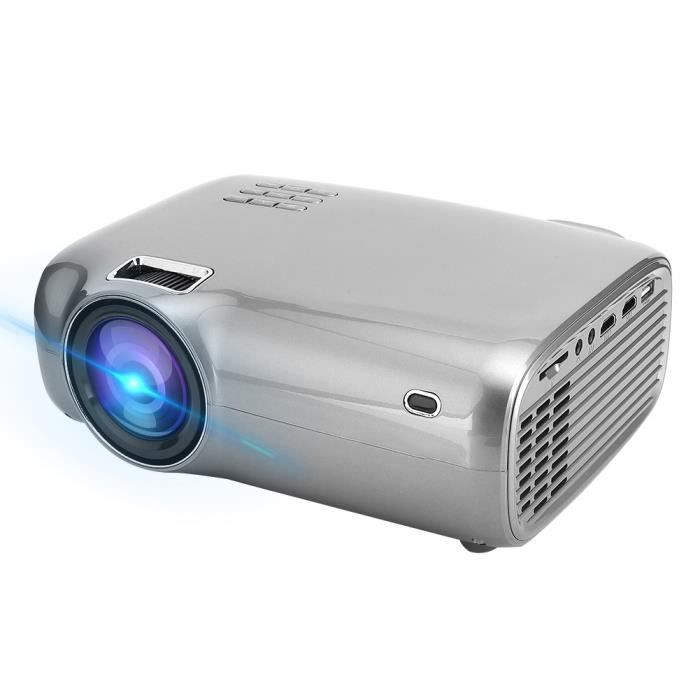Projecteur Sans Fil STOYRB 1080p HD - Miracast WiFi Et Bluetooth - Pour TV Et Home Cinéma