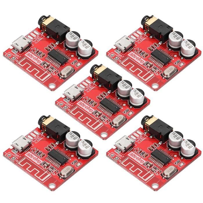 Cuifati Module de Carte Audio I2S ADC, Module de Décodeur Audio Numérique sans Perte, Carte de Développement de Mode Maître-Esclave, Prise en du Mode Maître 24 Bits 192k, 24