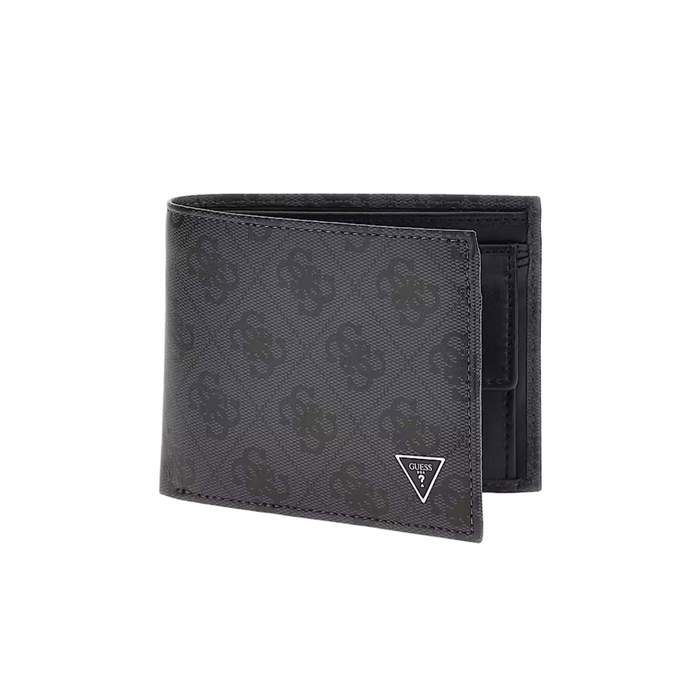 Portefeuille Guess Homme multiple 4G Noir cuir Cdiscount Bagagerie Maroquinerie