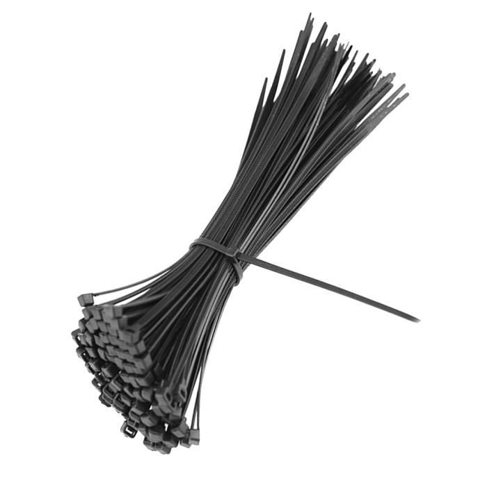 Lot De 100 Boucles D'attache De Câble Universelles En Nylon Autobloquantes Robustes - Attaches De Câble Multifonctions En Plastique Pour Carrosserie De Voiture, Réparation Automatique, Fermeture