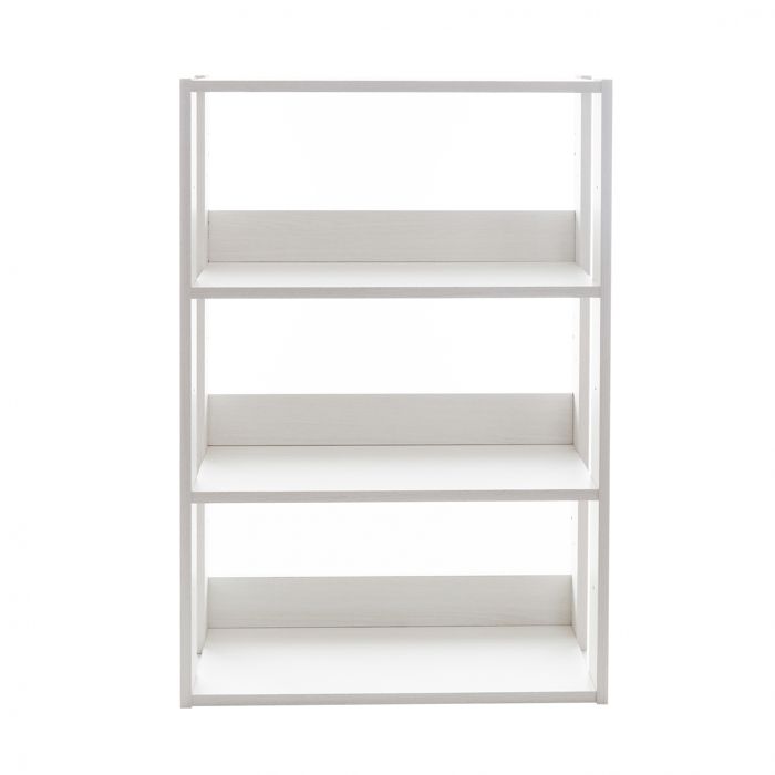 Iris Ohyama Bibliothèque Meuble de rangement à 3 Niveaux/étagères ajustables OWR-600-Chêne Blanc L29.3 x P60 x H87.9... Iris Ohyama Bibliothèque Meuble de rangement à 3 Niveaux/étagères ajustables OWR-600-Chêne Blanc L29.3 x P60 x H87.9...