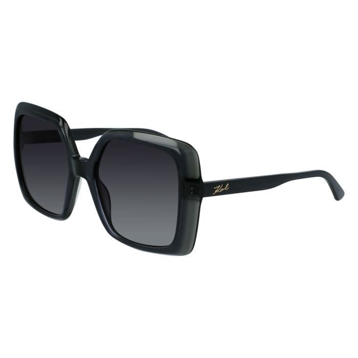 Lunettes de soleil femme - KARL LAGERFELD - KL6059S-050 - Gris trilayer - Verres 55 mm - Monture plastique Lunettes de soleil femme - KARL LAGERFELD - KL6059S-050 - Gris trilayer - Verres 55 mm - Monture plastique