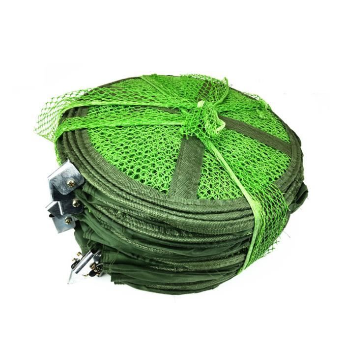 Filet De Pêche Pliable Et Durable, Panier à Poisson En Fil Métallique