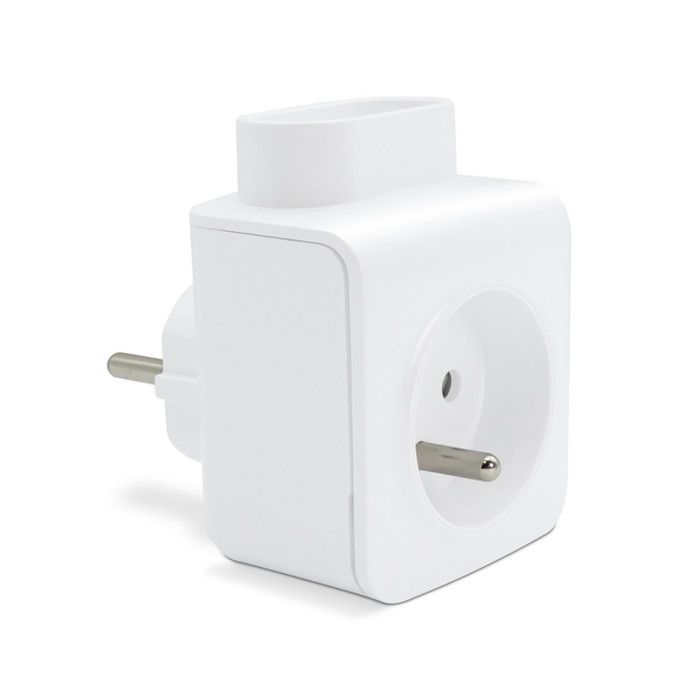 1800 Mbps Pack de 3 x CPL Lea NetSocket1800 Ethernet Gigabit avec Prise gigogne filtr/ée