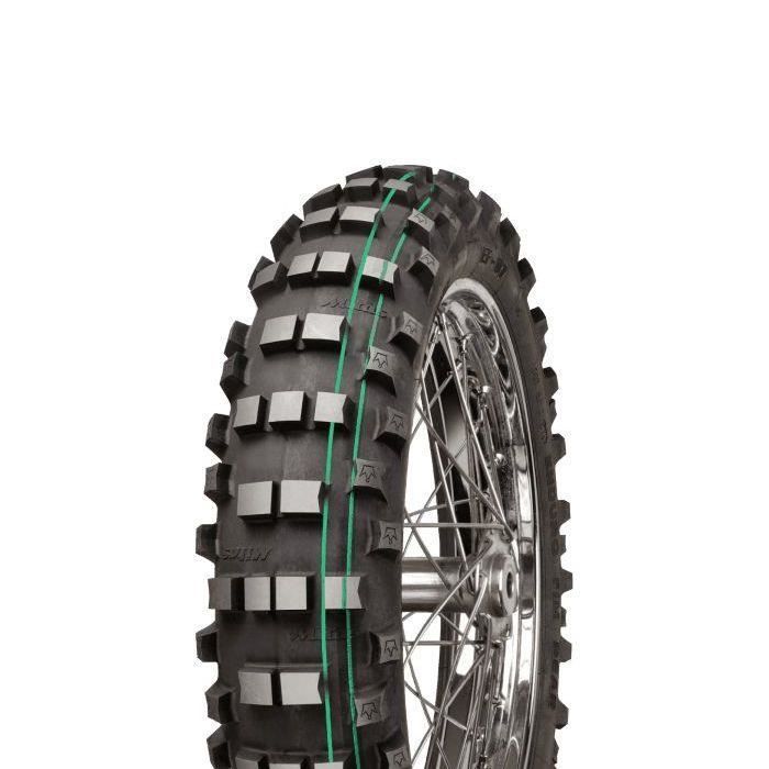 MITAS140/80-18 70R EF-07 TT Super Soft Extreme 2 Bande Verte Pneu Extreme Enduro FIM