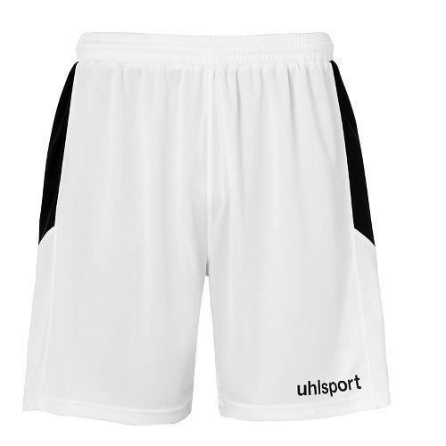 Short Uhlsport Goal homme blanc - polyester respirant inserts contrastés Short Uhlsport Goal homme blanc - polyester respirant inserts contrastés