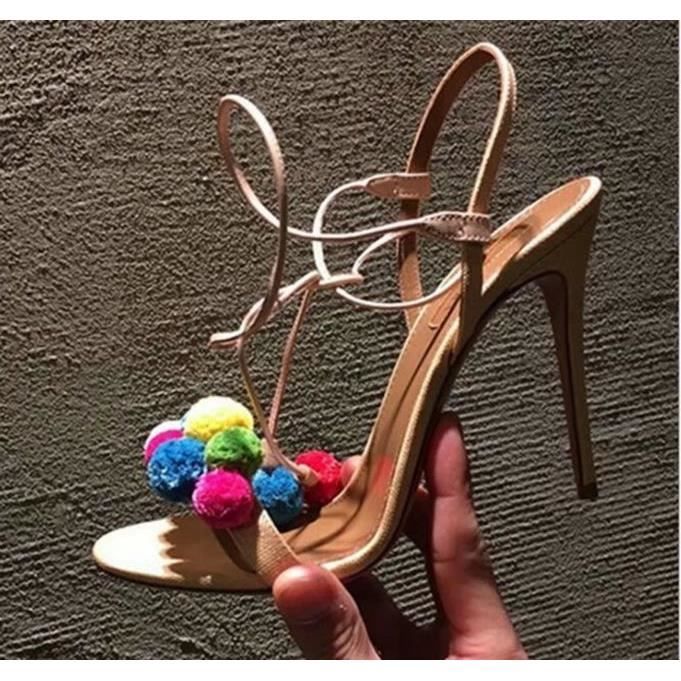 sandale colorée femme