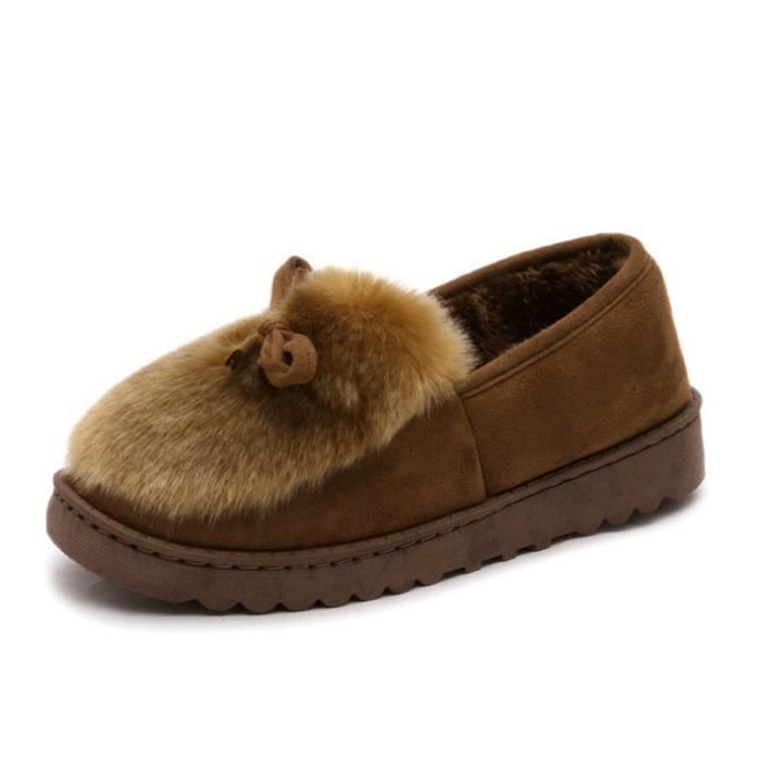 chaussure femme plate hiver