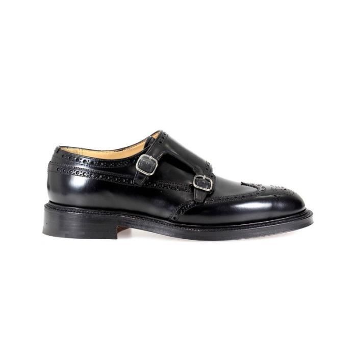 Chaussures C Lacets Mokton Noir Church S Noir Cdiscount