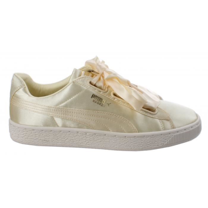 puma heart jaune