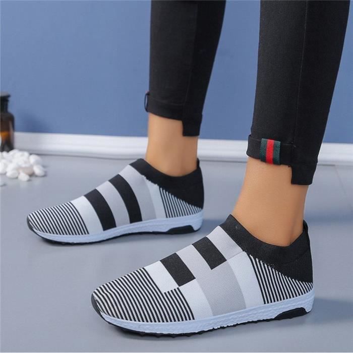 Chaussures De Sport Respirantes Woaikeyu - Baskets Légères Mesh Pour Femme Homme - Running Fitness Outdoor - Blocs De Couleur