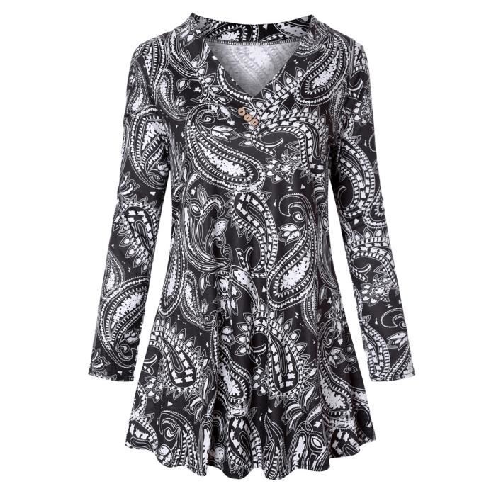 Chemisier style tunique pour femmes en Turquoise - BAMIKA