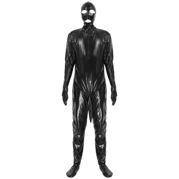 Combinaison Bodysuit Unisexe – Costume Corps Intégral Orange – Déguisement Halloween, Carnaval, Fête