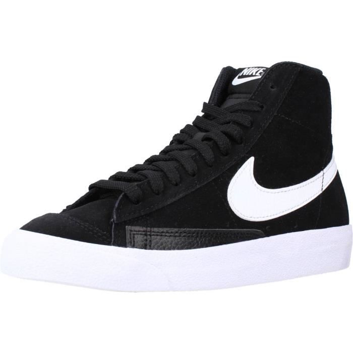 Nike Basket Femme - NIKE - 107179 - Dessus Textile - Noir - Lacets