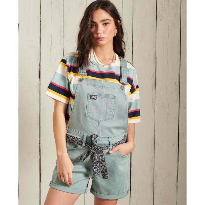 SALOPETTE UTILITY SUPERDRY Fossil Green Cdiscount Pret a Porter