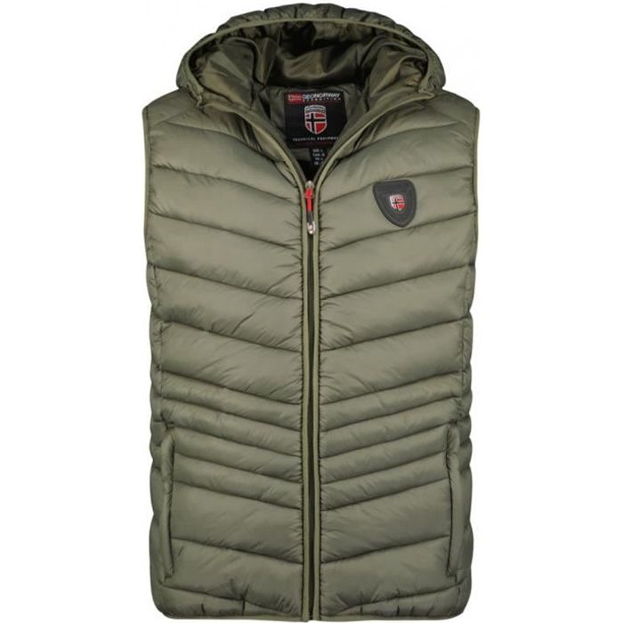 GEOGRAPHICAL NORWAY Doudoune sans manches VINTAGE Vert Homme