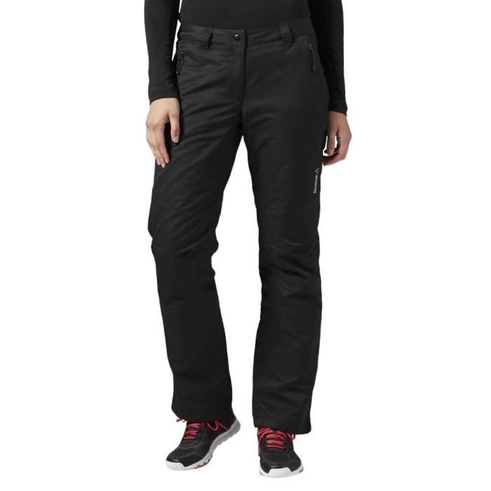 Pantalon de Fitness REEBOK Foundation Padded Noir - Femme/Adulte - Respirant - Running Pantalon de Fitness REEBOK Foundation Padded Noir - Femme/Adulte - Respirant - Running