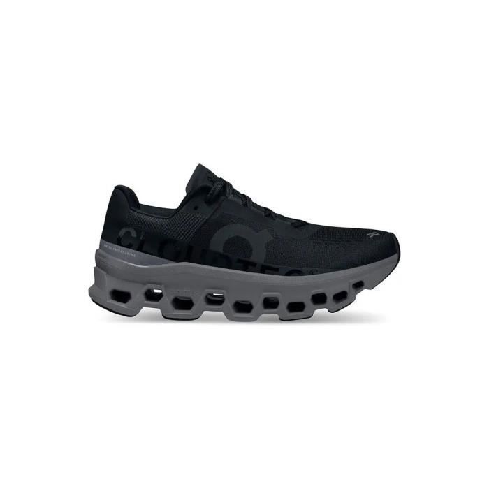Chaussures de Running ON Cloudmonster Noir pour Femme - Usage Régulier