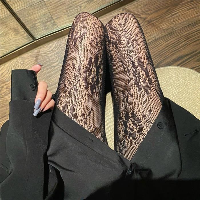 Collants Vintage Star Nylon France – Taille 2 (40/42) – Beige Mousse Fin – Neuf