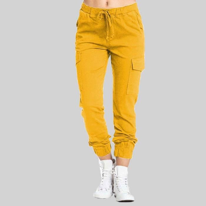 Pantalon Jogging Femme - de survêtement pour femmes Baggy gris Thin