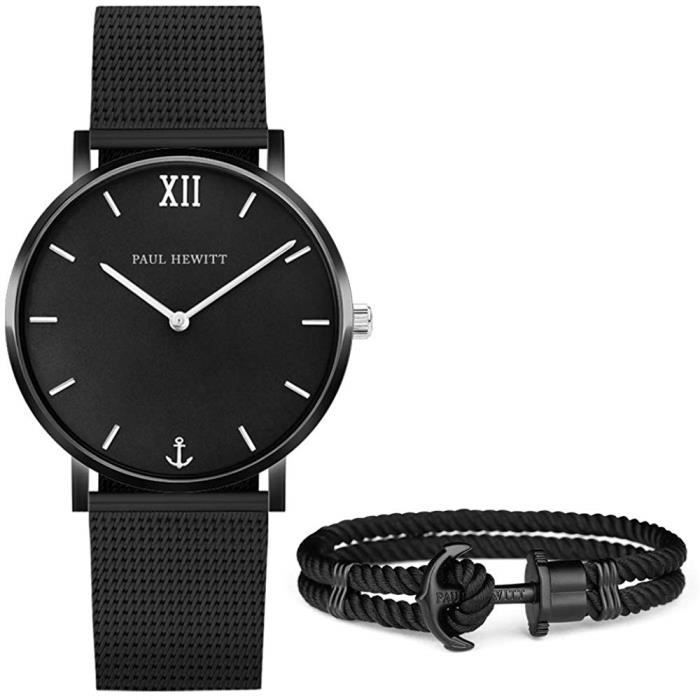 PAUL HEWITT Cadeau Homme et Femme Perfect Match - coffet Cadeau avec Montre  (Sailor Line) et Bracelet (PHREP), Cadeau d'anni 4520 , - Achat/vente  montre - Cdiscount