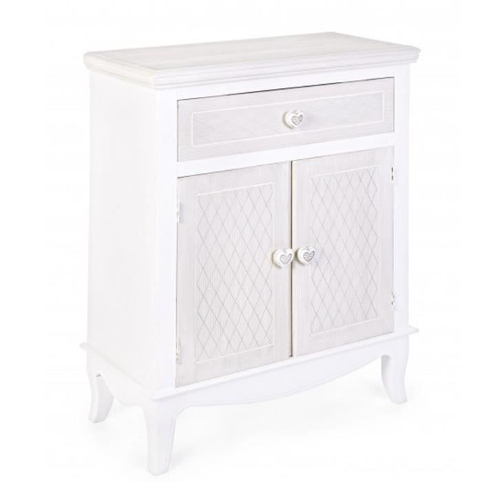 Petit Meuble Ancien En Noyer (XIXe Siècle) – Avec Rabats Et 2 Tiroirs, Style Table Basse Ou Bureau D’appoint