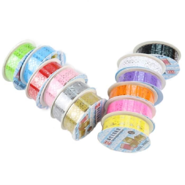 Ruban Charlotte Dentelle Blanc 50mm, Ruban Mariage Pas Cher